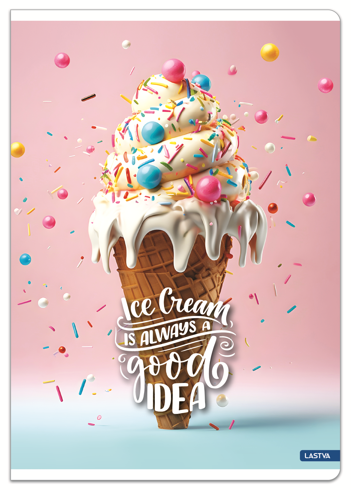 SVESKA A4 LINIJA ICE CREAM (više dezena) - Knjižara Riznica Beograd